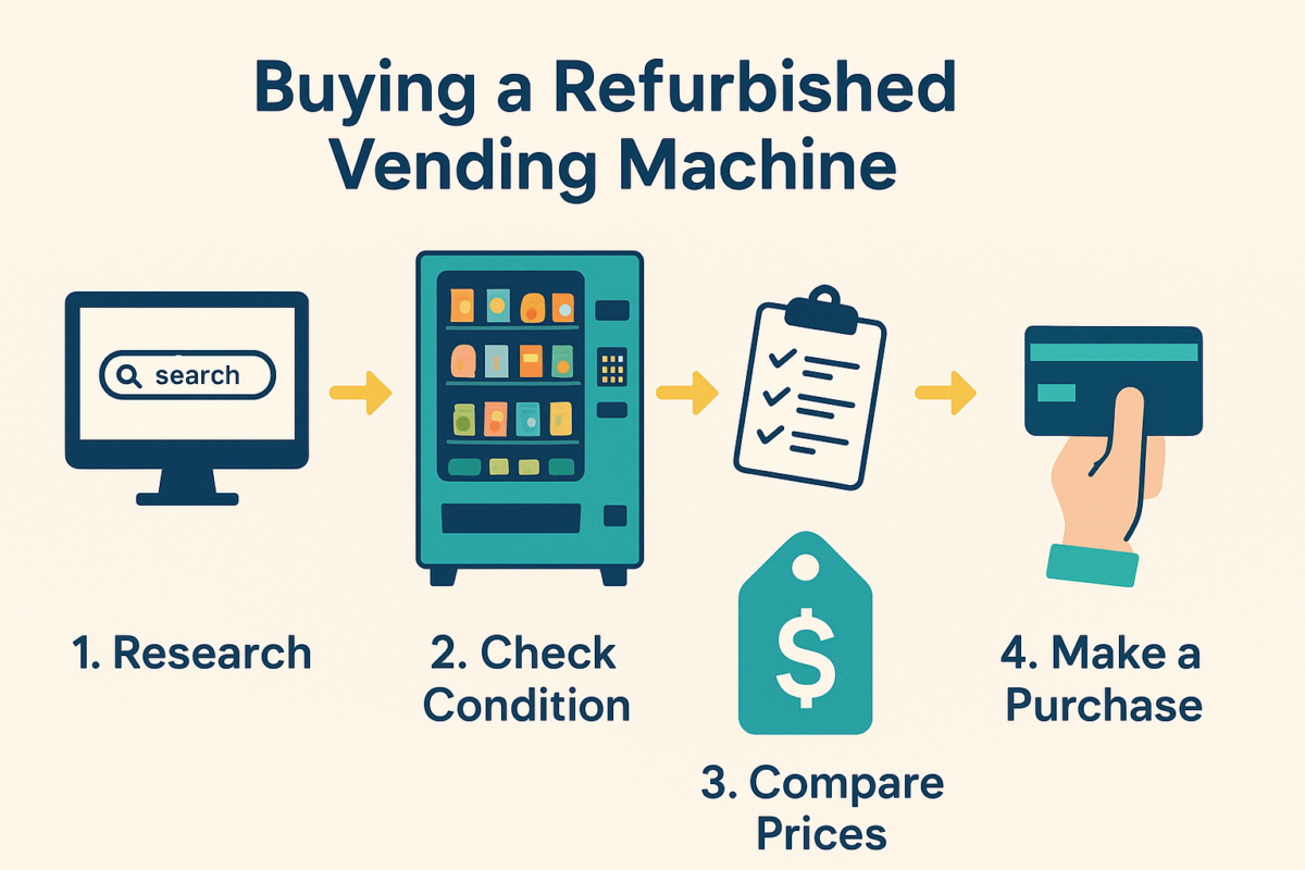 buying a refurbished vending machine