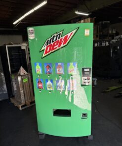 Dixie Narco 501E Mtn Dew Soda Vending Machine – Refurbished Drink Vendor
